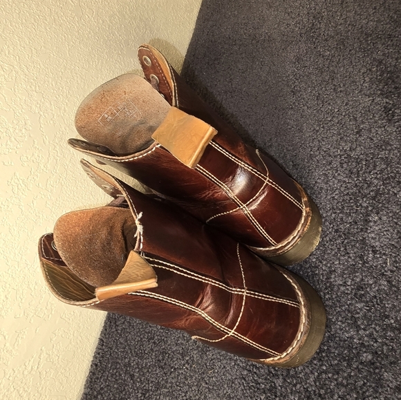 Dr. Martens James Combat Boots Mens Size 8  Leather Work burbury color - Picture 10 of 12